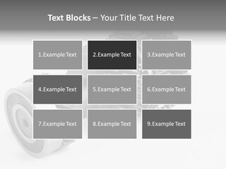 Shaft Geometrical Vehicle PowerPoint Template