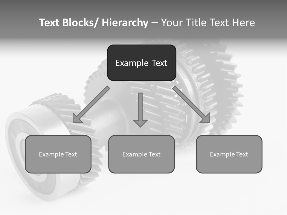 Shaft Geometrical Vehicle PowerPoint Template