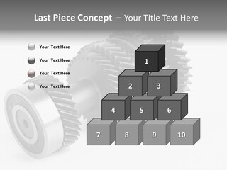Shaft Geometrical Vehicle PowerPoint Template
