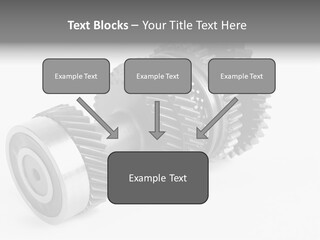 Shaft Geometrical Vehicle PowerPoint Template