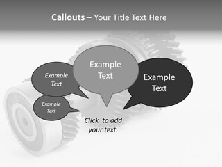Shaft Geometrical Vehicle PowerPoint Template