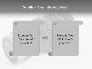 Shaft Geometrical Vehicle PowerPoint Template
