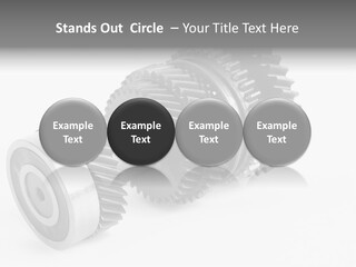 Shaft Geometrical Vehicle PowerPoint Template