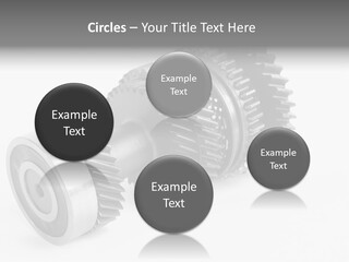 Shaft Geometrical Vehicle PowerPoint Template