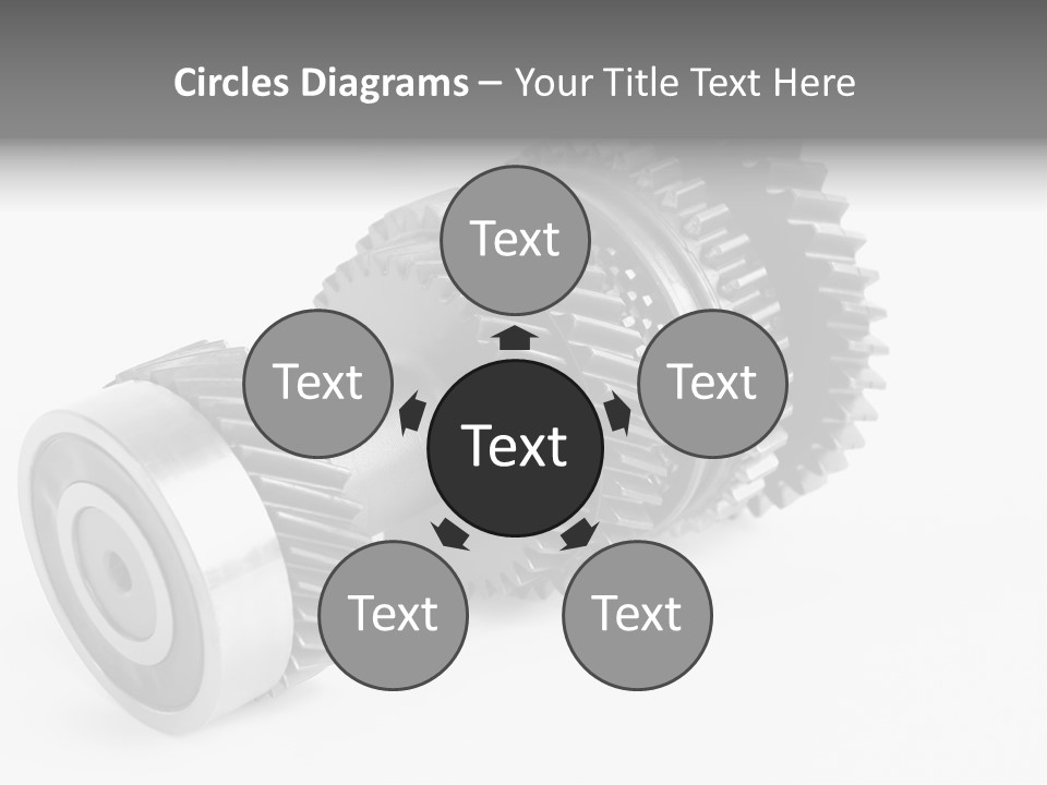 Shaft Geometrical Vehicle PowerPoint Template
