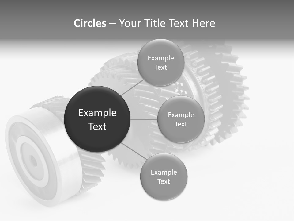 Shaft Geometrical Vehicle PowerPoint Template