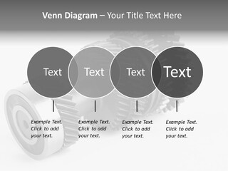 Shaft Geometrical Vehicle PowerPoint Template