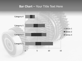 Shaft Geometrical Vehicle PowerPoint Template