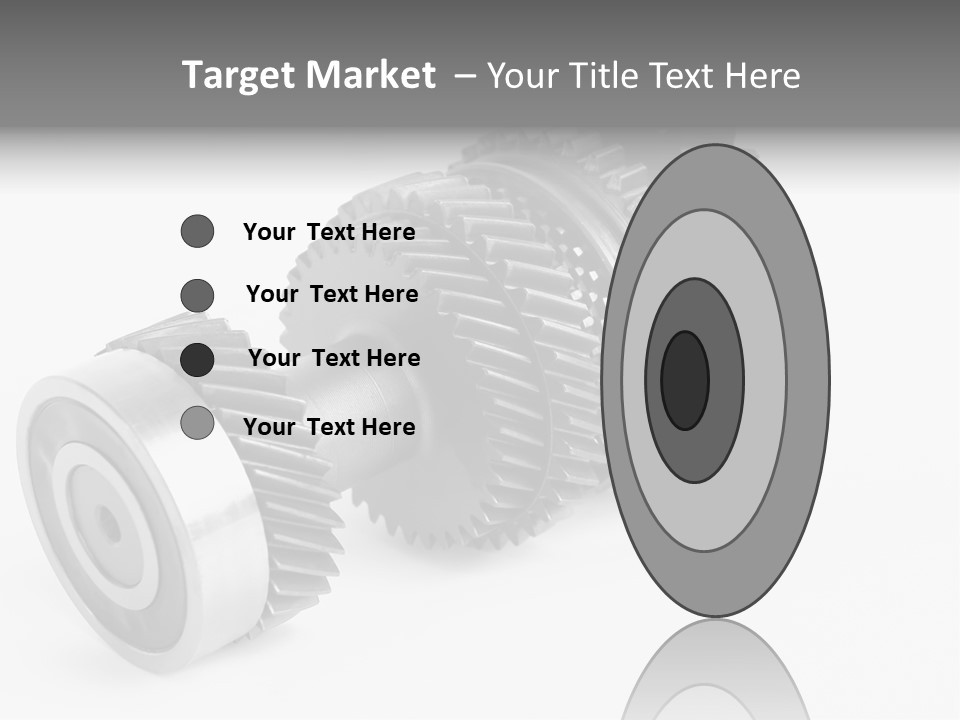 Shaft Geometrical Vehicle PowerPoint Template