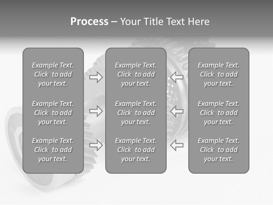 Shaft Geometrical Vehicle PowerPoint Template