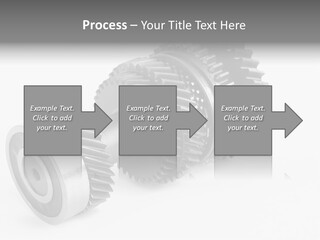 Shaft Geometrical Vehicle PowerPoint Template