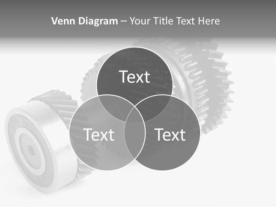 Shaft Geometrical Vehicle PowerPoint Template