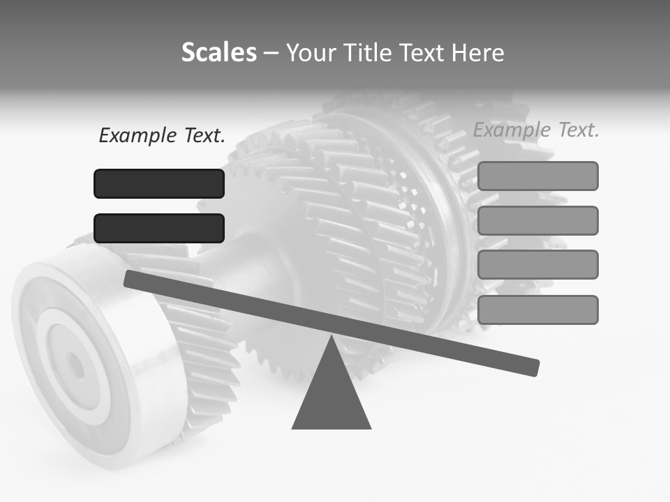 Shaft Geometrical Vehicle PowerPoint Template
