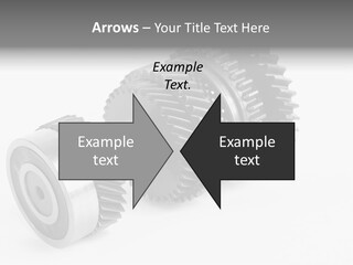 Shaft Geometrical Vehicle PowerPoint Template
