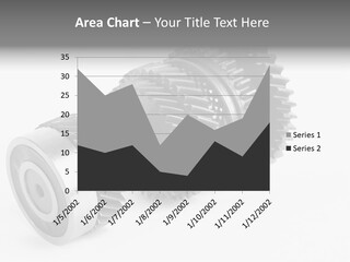 Shaft Geometrical Vehicle PowerPoint Template