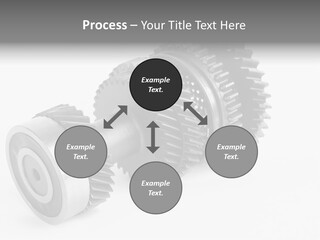 Shaft Geometrical Vehicle PowerPoint Template