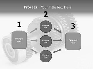 Shaft Geometrical Vehicle PowerPoint Template