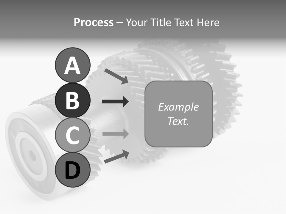 Shaft Geometrical Vehicle PowerPoint Template