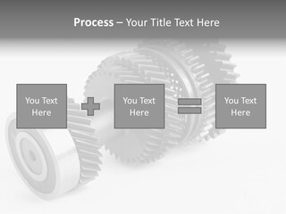 Shaft Geometrical Vehicle PowerPoint Template
