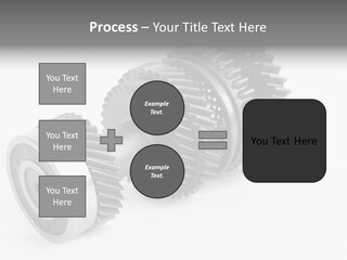 Shaft Geometrical Vehicle PowerPoint Template