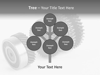 Shaft Geometrical Vehicle PowerPoint Template