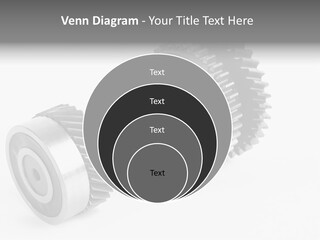 Shaft Geometrical Vehicle PowerPoint Template
