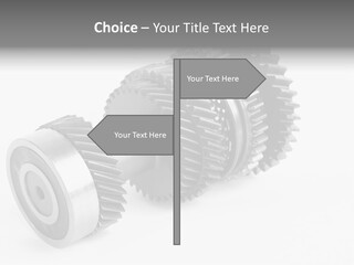 Shaft Geometrical Vehicle PowerPoint Template