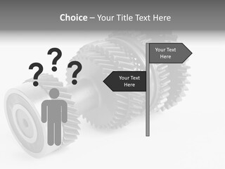 Shaft Geometrical Vehicle PowerPoint Template