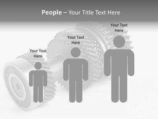 Shaft Geometrical Vehicle PowerPoint Template