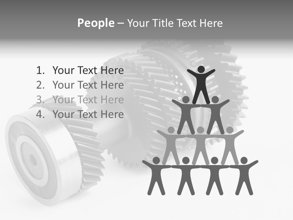 Shaft Geometrical Vehicle PowerPoint Template