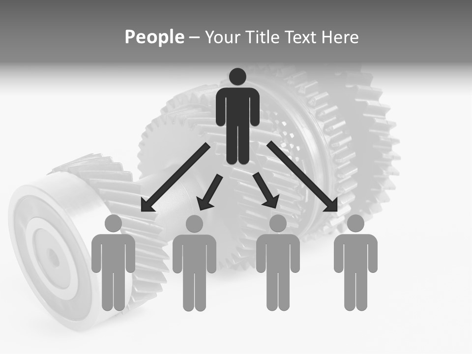 Shaft Geometrical Vehicle PowerPoint Template