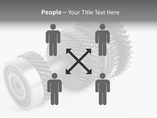 Shaft Geometrical Vehicle PowerPoint Template
