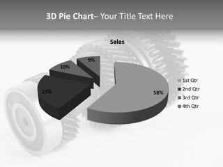 Shaft Geometrical Vehicle PowerPoint Template