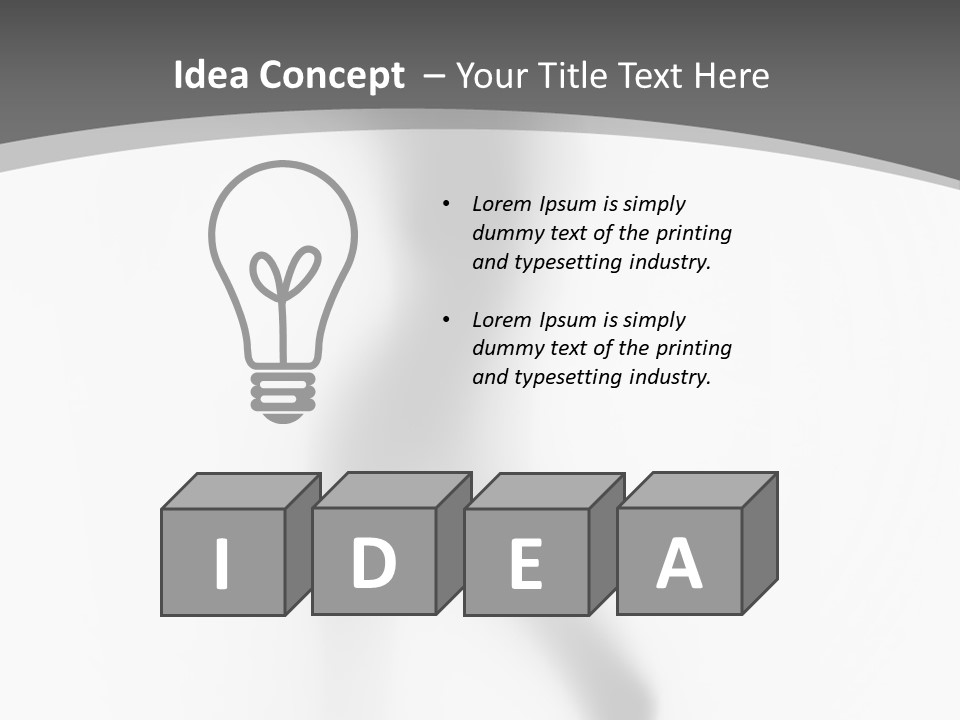 Shadow Curtain Hidden PowerPoint Template