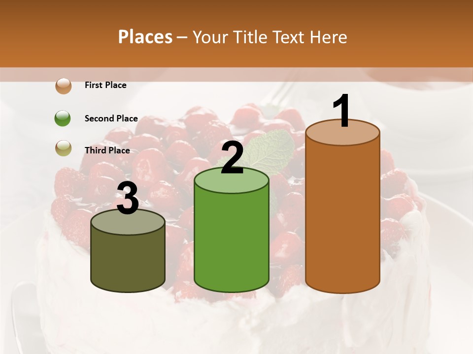 Pastry Decorative Cake PowerPoint Template