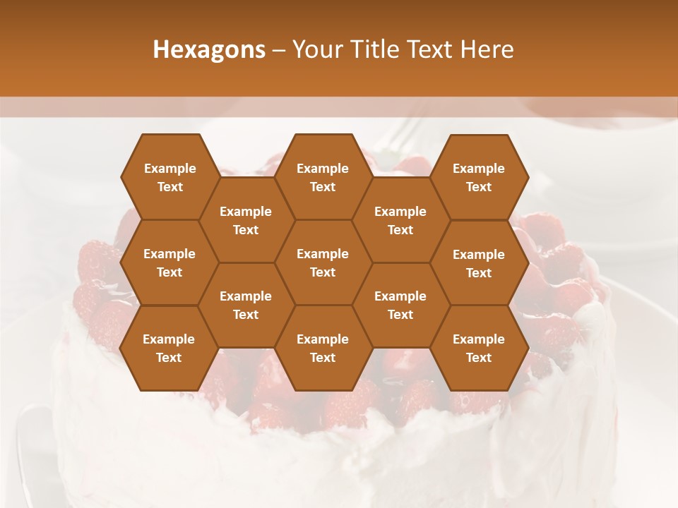 Pastry Decorative Cake PowerPoint Template