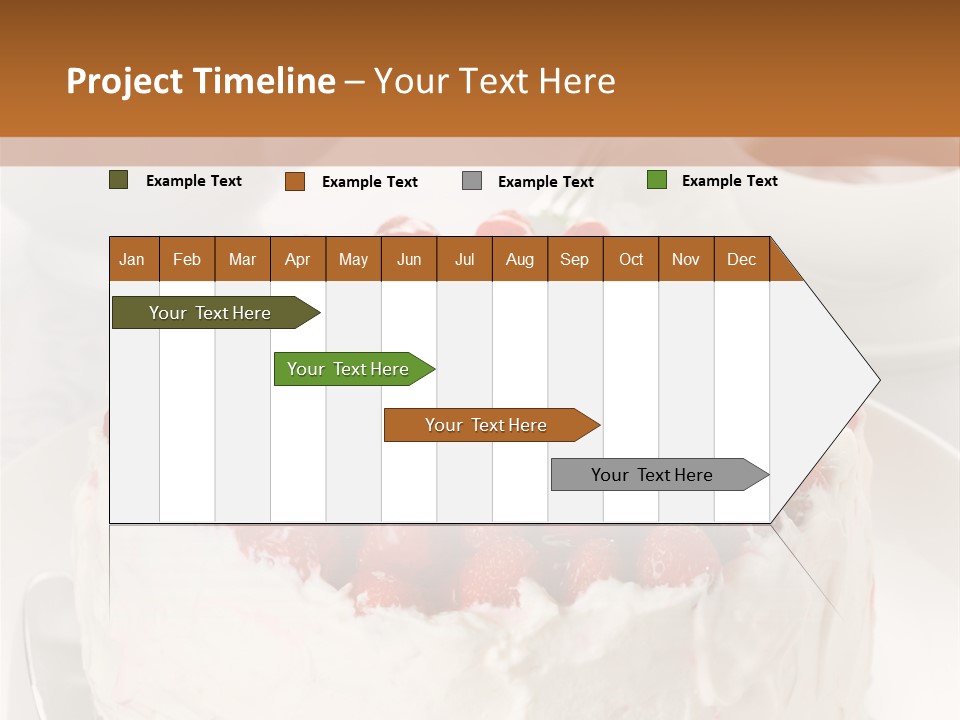 Pastry Decorative Cake PowerPoint Template