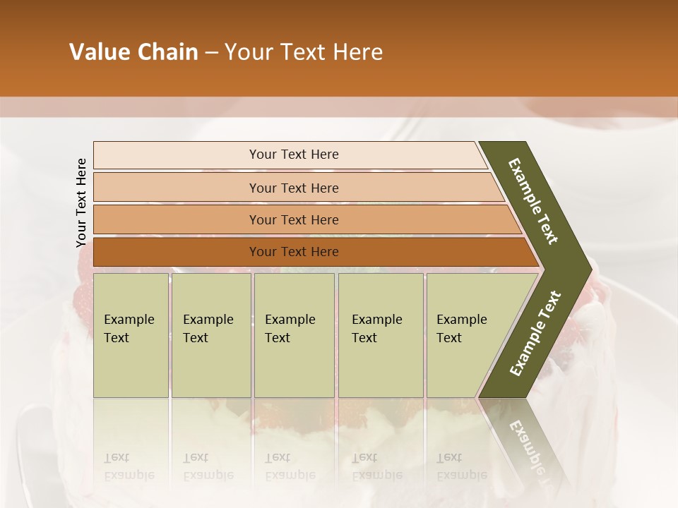 Pastry Decorative Cake PowerPoint Template