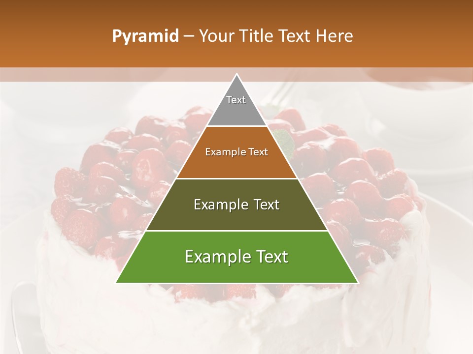 Pastry Decorative Cake PowerPoint Template