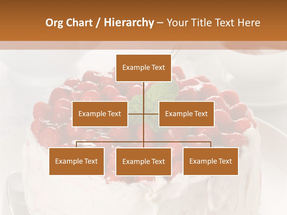 Pastry Decorative Cake PowerPoint Template
