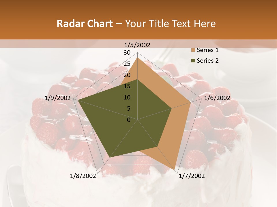 Pastry Decorative Cake PowerPoint Template