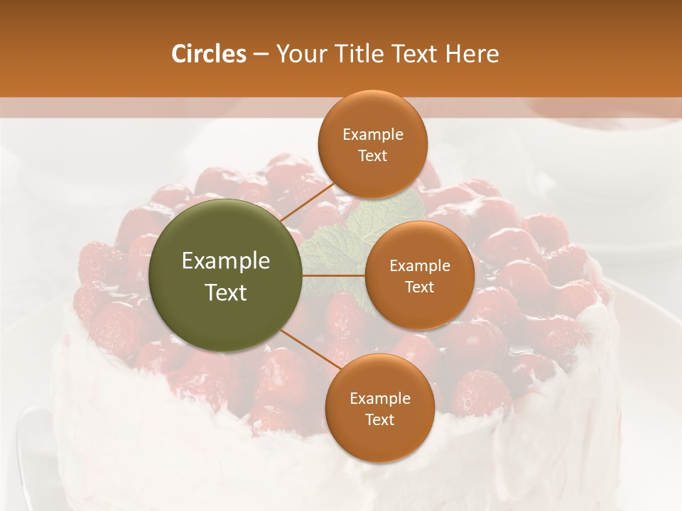 Pastry Decorative Cake PowerPoint Template