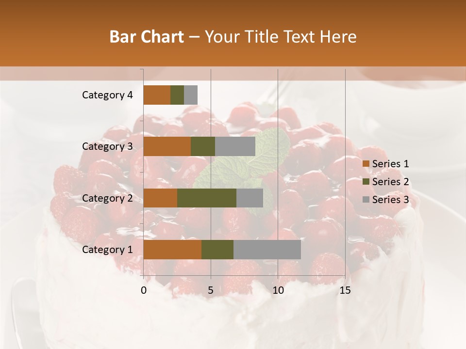 Pastry Decorative Cake PowerPoint Template