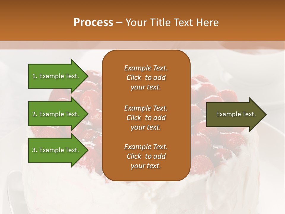Pastry Decorative Cake PowerPoint Template