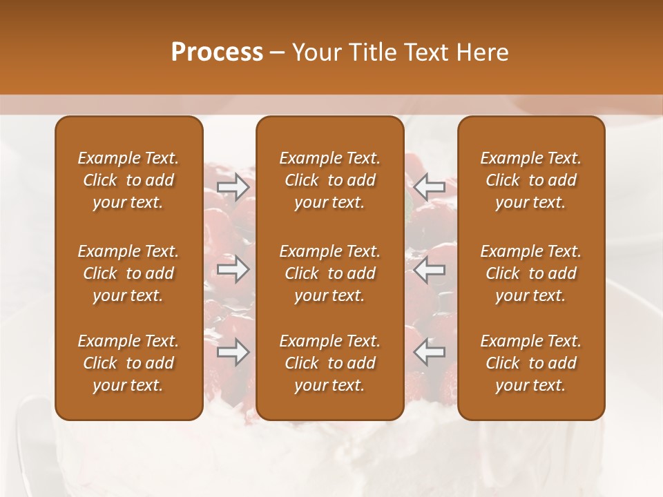 Pastry Decorative Cake PowerPoint Template