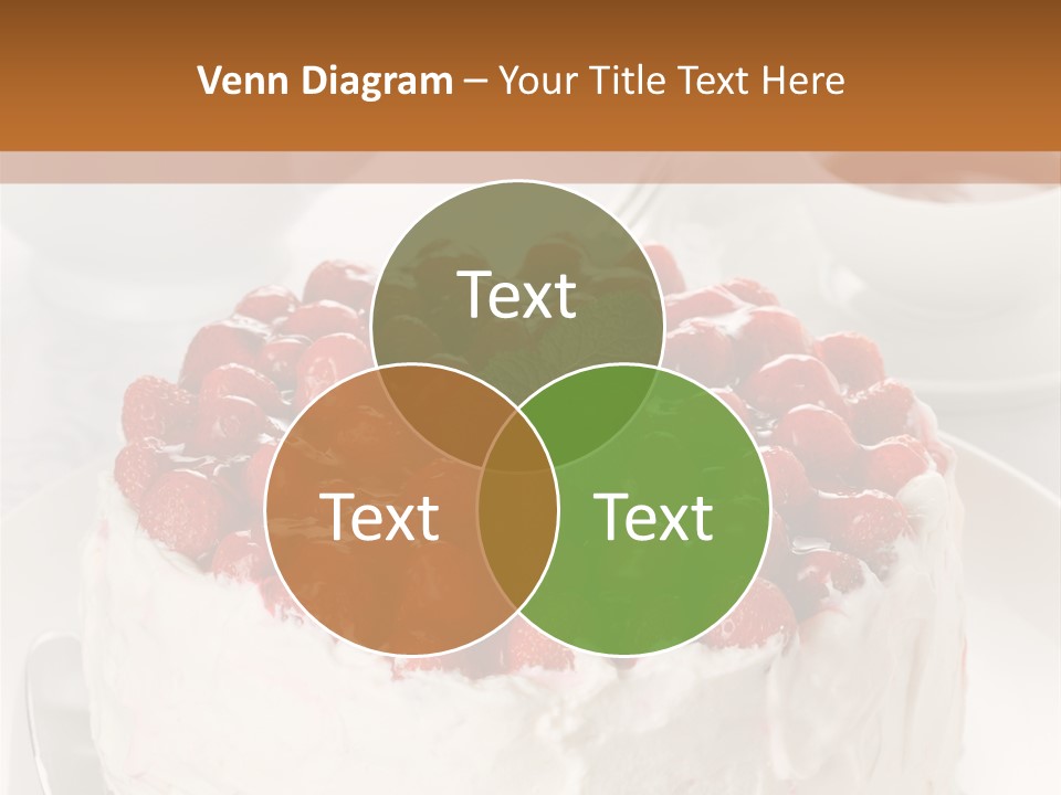 Pastry Decorative Cake PowerPoint Template