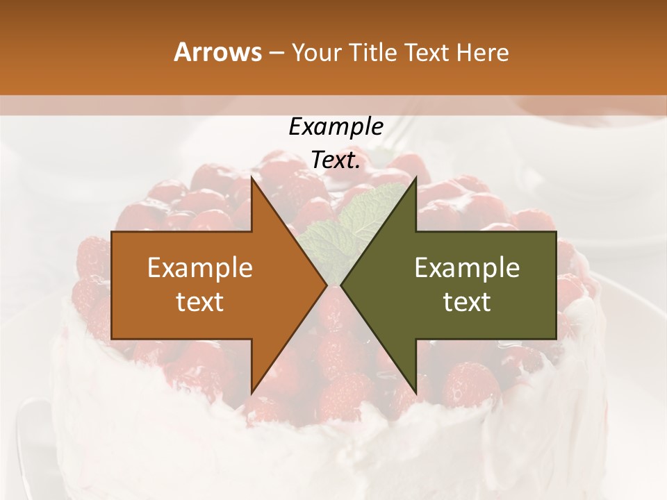 Pastry Decorative Cake PowerPoint Template