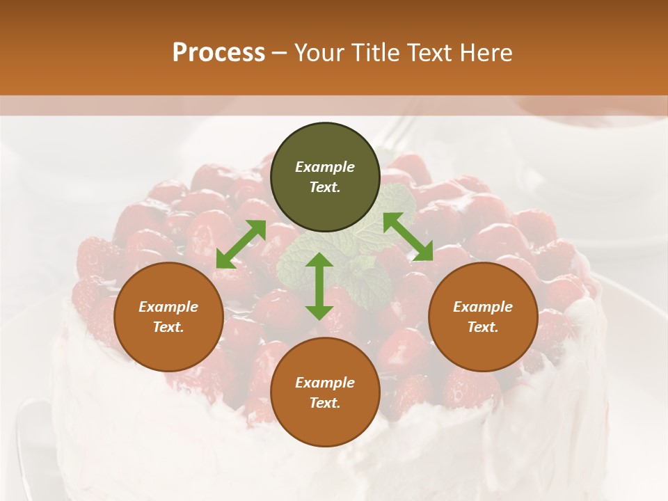 Pastry Decorative Cake PowerPoint Template