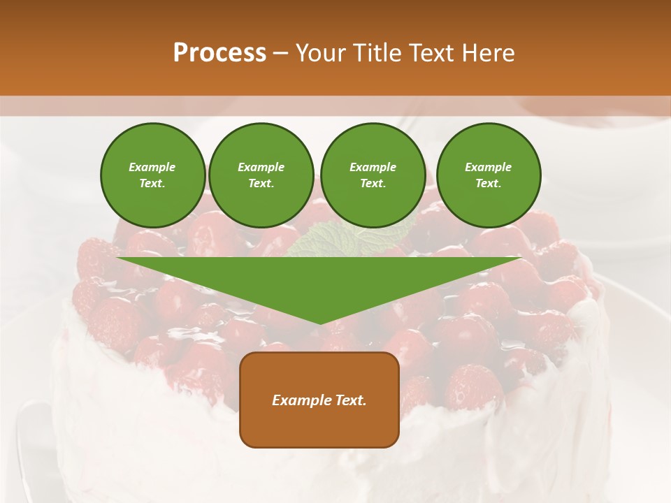 Pastry Decorative Cake PowerPoint Template