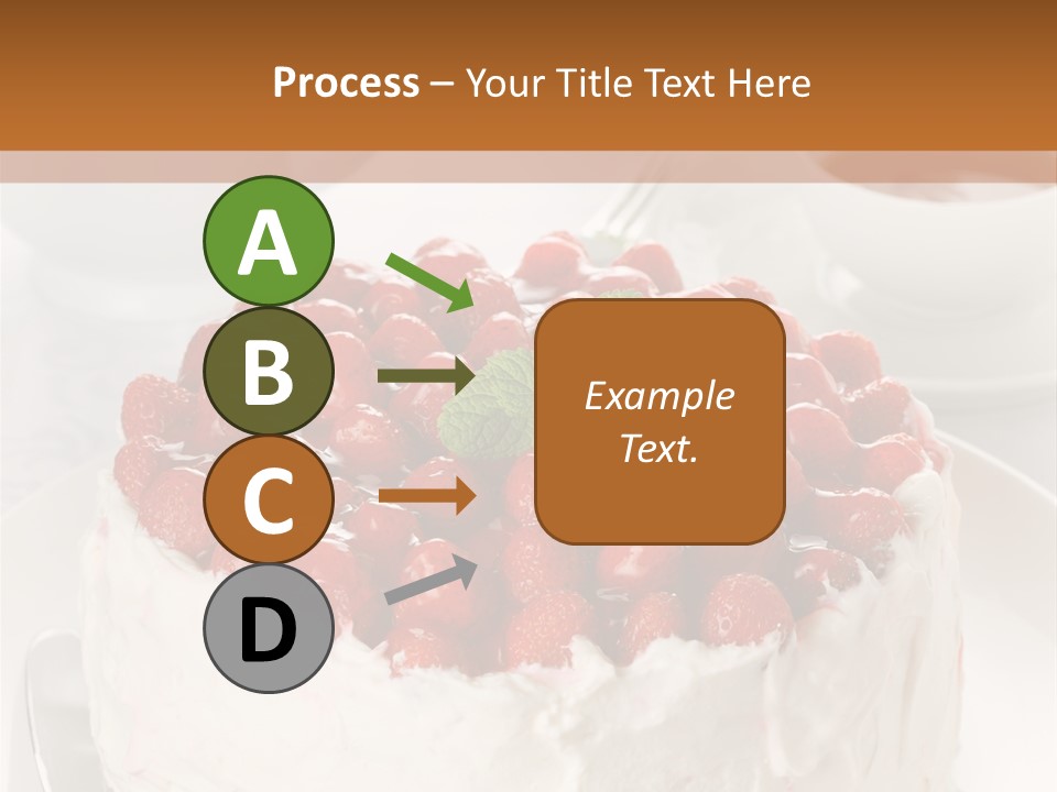 Pastry Decorative Cake PowerPoint Template